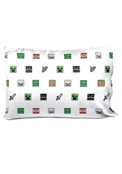 Saturday Park Minecraft Emblematic 100% Organic Cotton Twin Sheet Set -Perry Elli Shop Belk 976