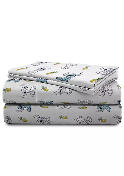 Saturday Park Disney Lilo & Stitch Watercolor Vibes 100% Organic Cotton Full Sheet Set 5 Saturday Park Disney Lilo & Stitch Watercolor Vibes 100% Organic Cotton Full Sheet Set - Image 3