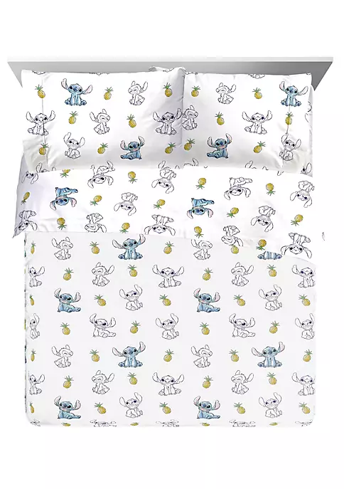 Saturday Park Disney Lilo & Stitch Watercolor Vibes 100% Organic Cotton Full Sheet Set 7 Saturday Park Disney Lilo & Stitch Watercolor Vibes 100% Organic Cotton Full Sheet Set - Image 5