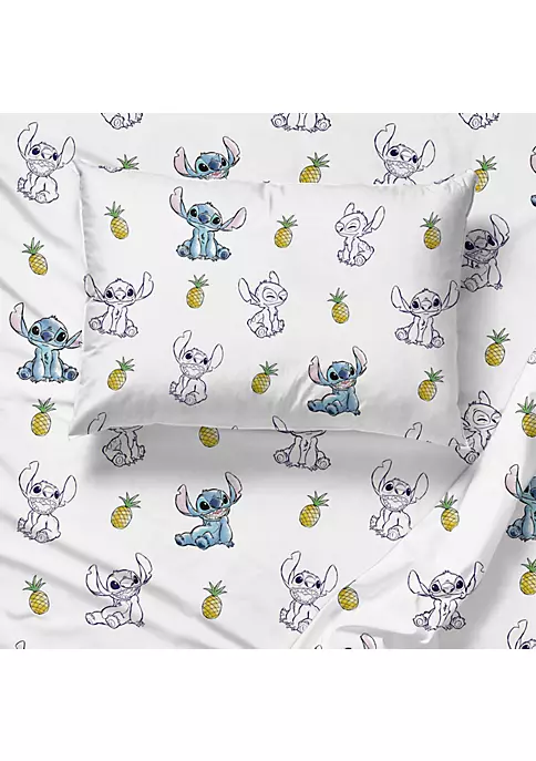 Saturday Park Disney Lilo & Stitch Watercolor Vibes 100% Organic Cotton Full Sheet Set 8 Saturday Park Disney Lilo & Stitch Watercolor Vibes 100% Organic Cotton Full Sheet Set - Image 6